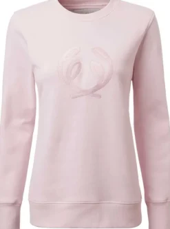 Symbol Sweatshirt naisten collegepaita, vaaleanpunainen-Chevalier Best