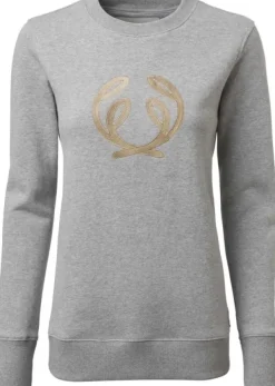 Chevalier Symbol Sweatshirt naisten collegepaita, harmaa Outlet
