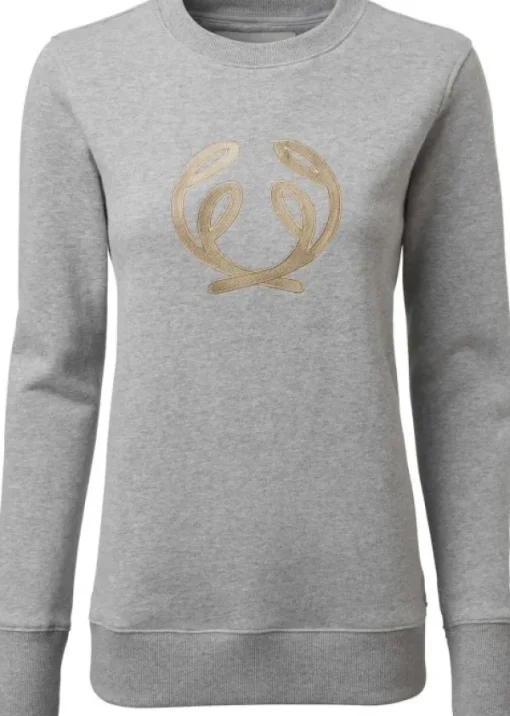 Chevalier Symbol Sweatshirt naisten collegepaita, harmaa Outlet