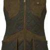 Chevalier Vintage Shooting Vest naisten ammuntaliivi, Leather Brown Hot
