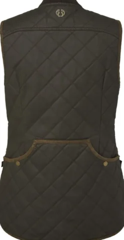 Chevalier Vintage Shooting Vest naisten ammuntaliivi, Leather Brown Hot