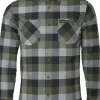 Willow Flannel Shirt Men flanellipaita, Green Checked-Chevalier New