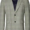 Chevalier Wiston Tweed Blazer, Willow Green Checked Clearance