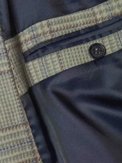 Chevalier Wiston Tweed Blazer, Willow Green Checked Clearance