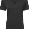 W's Coley Wool T-shirt Stone Black-Chevalier Outlet