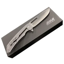 EKA Classic 8 Titanium taittoveitsi, titaani New