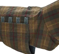 Cloud7 Brooklyn Dog Coat Waxed Tartan koiran takki, koot 6-10, Tartan Sale