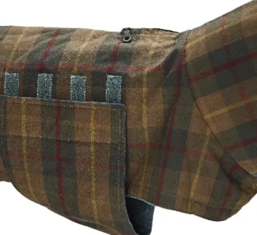 Cloud7 Brooklyn Dog Coat Waxed Tartan koiran takki, koot 6-10, Tartan Sale