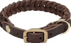 Collar Central Park nahkapanta, XS-M, ruskea-Cloud7 Discount