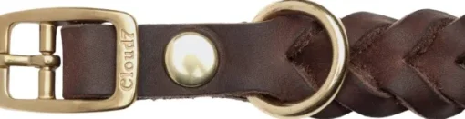 Collar Central Park nahkapanta, XS-M, ruskea-Cloud7 Discount