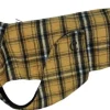 Dog Rain Coat Glasgow Plaid koiran takki, koot 3-5, Yellow-Cloud7 New