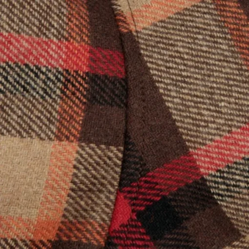 Cloud7 Dog Rain Coat Glasgow Plaid koiran takki, koko 9, Orange Clearance