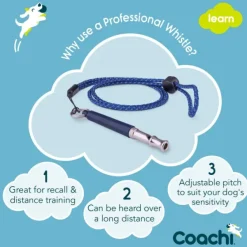 Coachi Professional Whistle koirapilli, tummansininen New