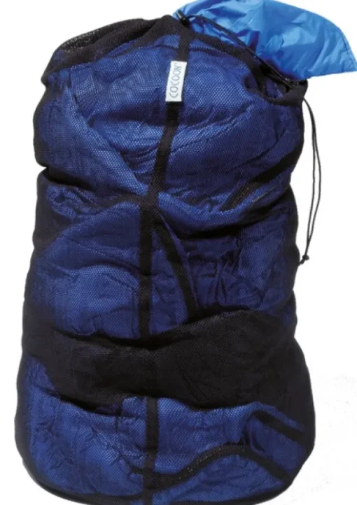 Cocoon verkkokankainen makuupussin säilytyspussi, musta Clearance