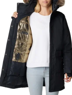 Columbia Little Si Insulated Parka naisten talvitakki, musta Fashion