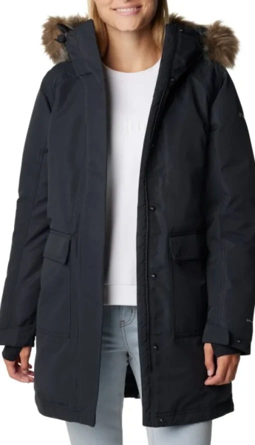 Columbia Little Si Insulated Parka naisten talvitakki, musta Fashion