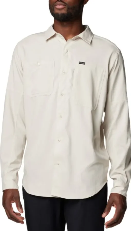 Columbia M's Silver Ridge™ Utility Lite Long Sleeve Dark Stone Clearance