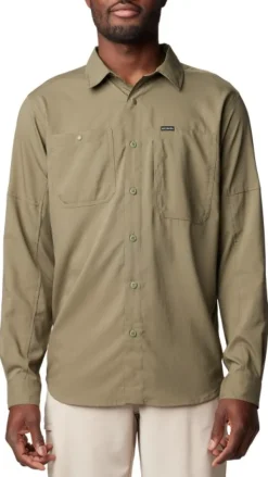 Columbia M's Silver Ridge™ Utility Lite Long Sleeve Stone Green Hot
