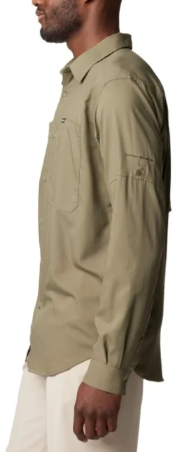 Columbia M's Silver Ridge™ Utility Lite Long Sleeve Stone Green Hot
