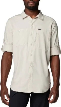 Columbia M's Silver Ridge™ Utility Lite Long Sleeve Dark Stone Clearance