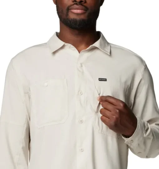Columbia M's Silver Ridge™ Utility Lite Long Sleeve Dark Stone Clearance