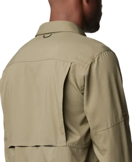 Columbia M's Silver Ridge™ Utility Lite Long Sleeve Stone Green Hot