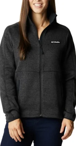 Sweater Weather Full Zip naisten fleecetakki, Black Heather-Columbia New
