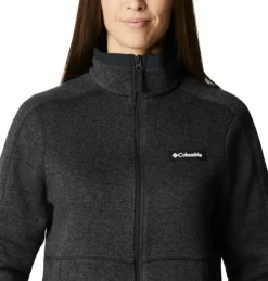 Sweater Weather Full Zip naisten fleecetakki, Black Heather-Columbia New