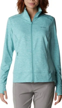 Columbia Weekend Adventure Full Zip naisten pitkähihainen, vaaleansininen Best