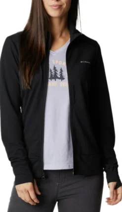 Columbia Weekend Adventure Full Zip naisten pitkähihainen, musta Online