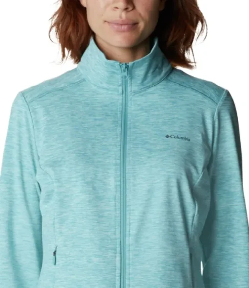 Columbia Weekend Adventure Full Zip naisten pitkähihainen, vaaleansininen Best