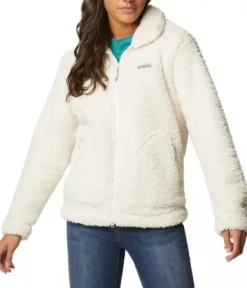 Columbia Winter Pass Sherpa FZ naisten fleecetakki, valkoinen Fashion