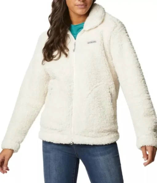 Columbia Winter Pass Sherpa FZ naisten fleecetakki, valkoinen Fashion