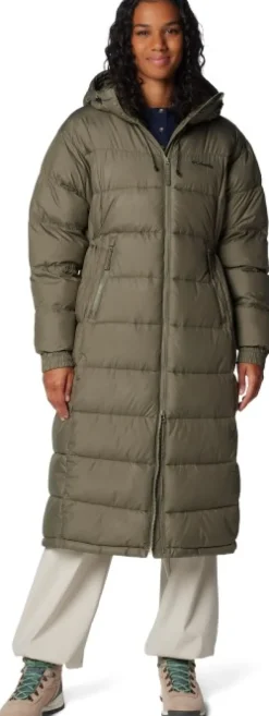 Columbia W's Pike Lake™ II Long Jacket Stone Green Sale