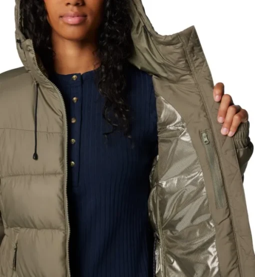 Columbia W's Pike Lake™ II Long Jacket Stone Green Sale
