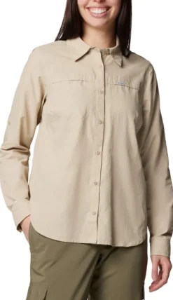 W's Silver Ridge™ 3.0 LS Ancient Fossil-Columbia New