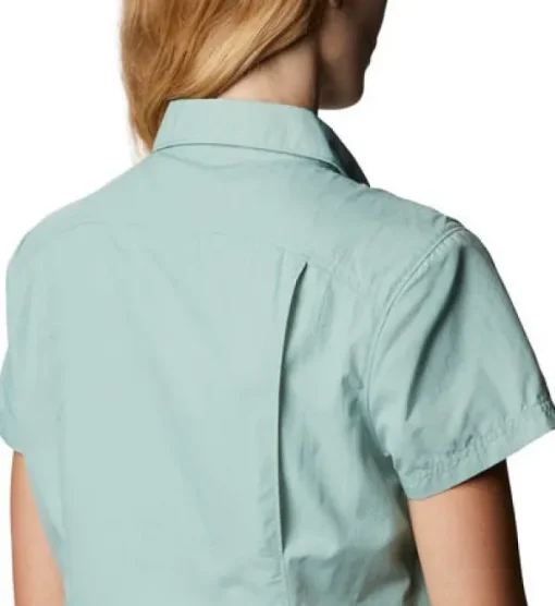 Columbia W's Silver Ridge 2.0 Short Sleeve kauluspaita, sinivihreä Discount