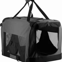 Companion Pet Soft Crate kuljetuskoppa, harmaa/musta, XL Best