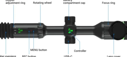 Night Arrow 350 LIIR kiikaritähtäin lämpökameralla-Conotech New