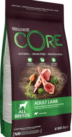 Adult Lamb koiranruoka aikuisille koirille, lammas, 1,8 kg-CORE Online