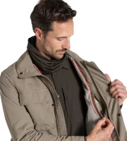 Craghoppers M's NosiLife Adventure Jacket IV Pebble Hot