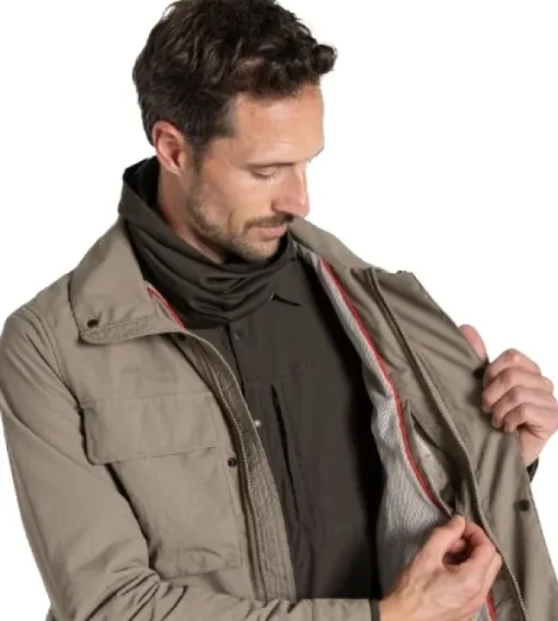 Craghoppers M's NosiLife Adventure Jacket IV Pebble Hot