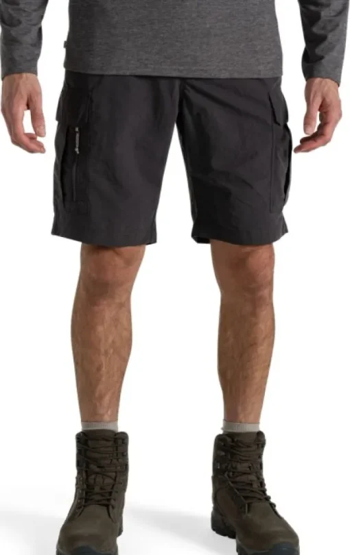 M's NosiLife Cargo Short III Black Pepper-Craghoppers Clearance
