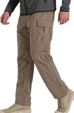 Craghoppers NosiLife Convertible Cargo katkolahjehousut, khaki Clearance