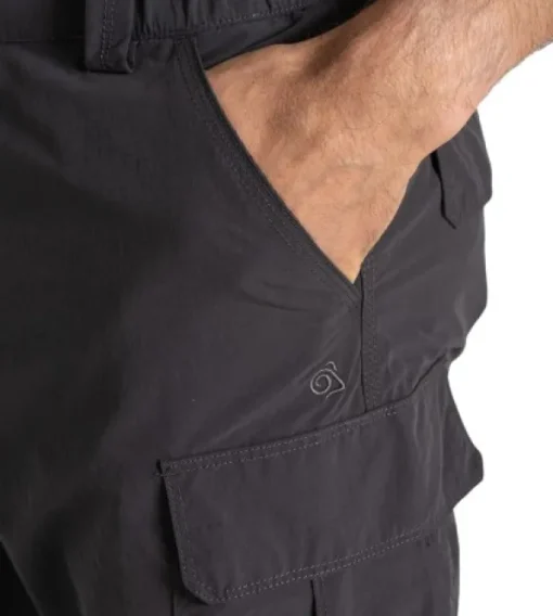 Craghoppers NosiLife Convertible Cargo katkolahjehousut, musta Fashion