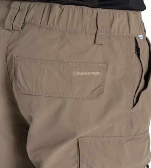 Craghoppers NosiLife Convertible Cargo katkolahjehousut, khaki Clearance
