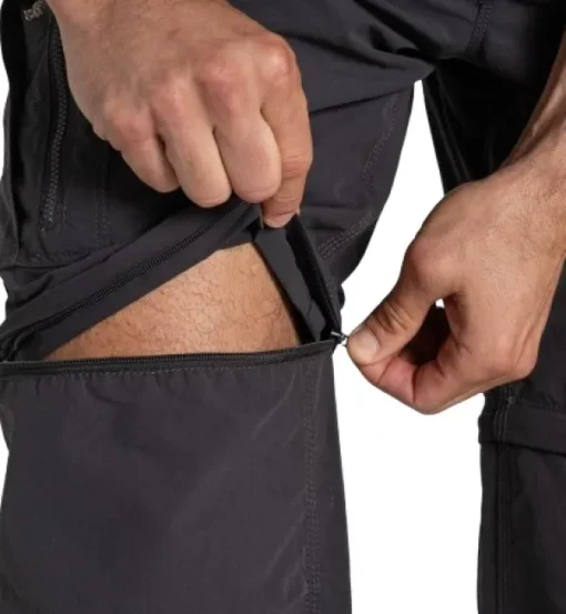 Craghoppers NosiLife Convertible Cargo katkolahjehousut, musta Fashion