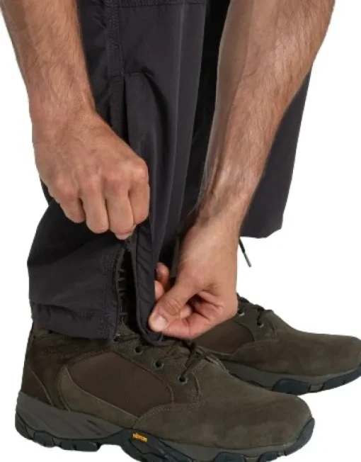 Craghoppers NosiLife Convertible Cargo katkolahjehousut, musta Fashion