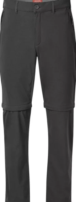 Craghoppers NosiLife Pro Convertible Trousers katkolahjehousut, mustaharmaa Best