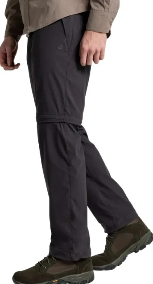 Craghoppers NosiLife Pro Convertible Trousers katkolahjehousut, mustaharmaa Best